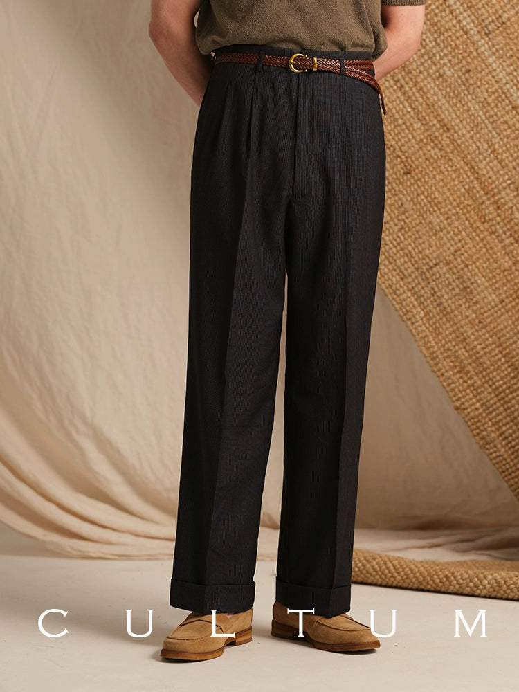 Wool Vintage Hollywood Trousers