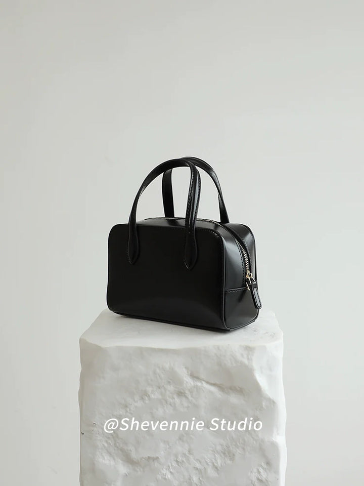 Shevennie Leather Square Bag