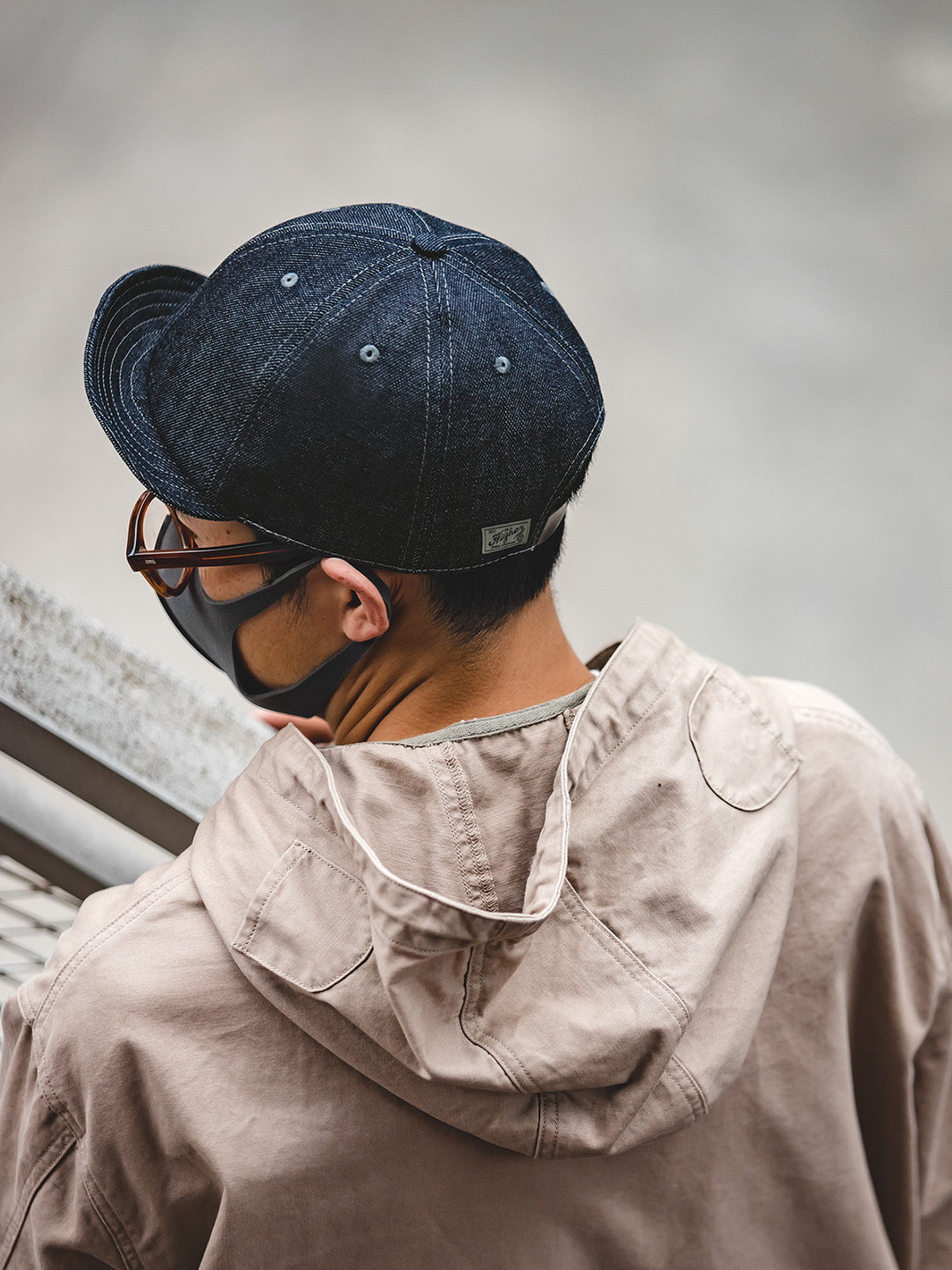 Denim Peaked Cap