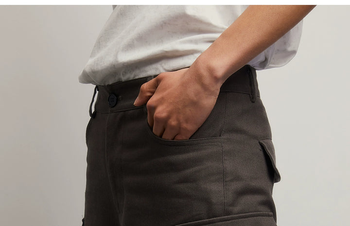 Dark Grey Cargo Pants