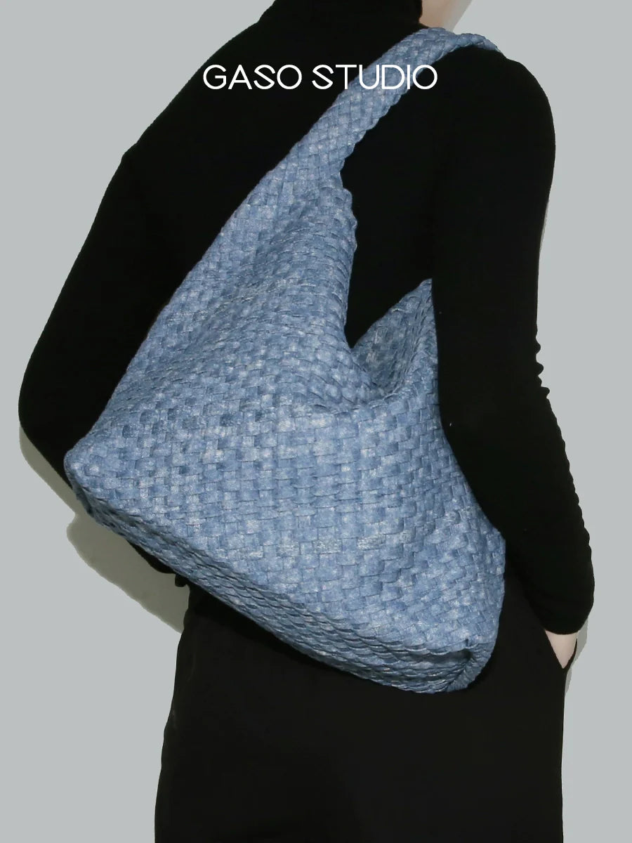 Denim Weave Tote