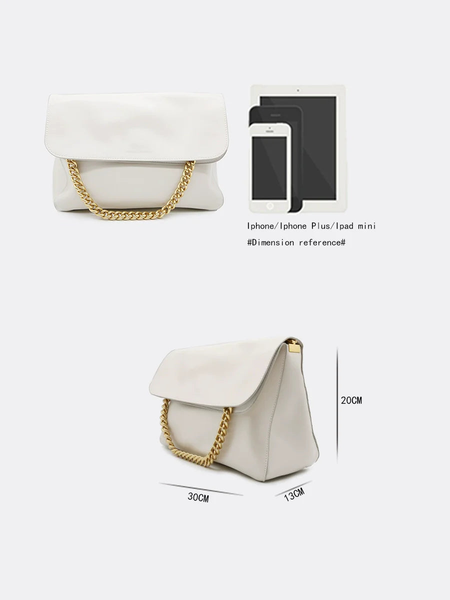 Sleek Chain Crossbody Bag