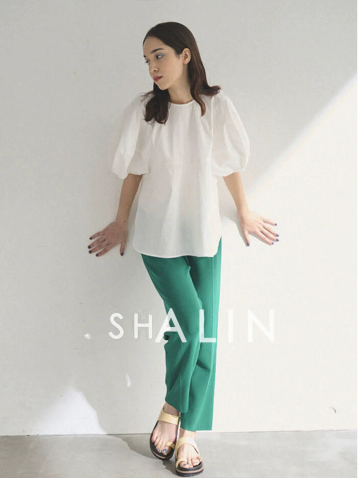 Summer Lantern Sleeve Blouse