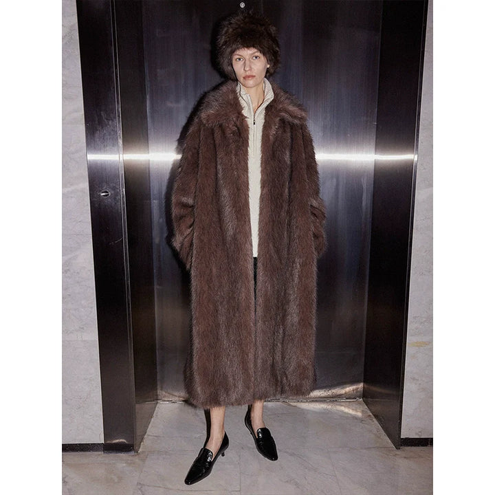 Natural Long Fur Coat