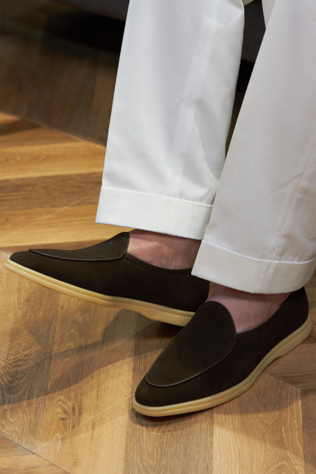 Yizhi Deerskin Loafers