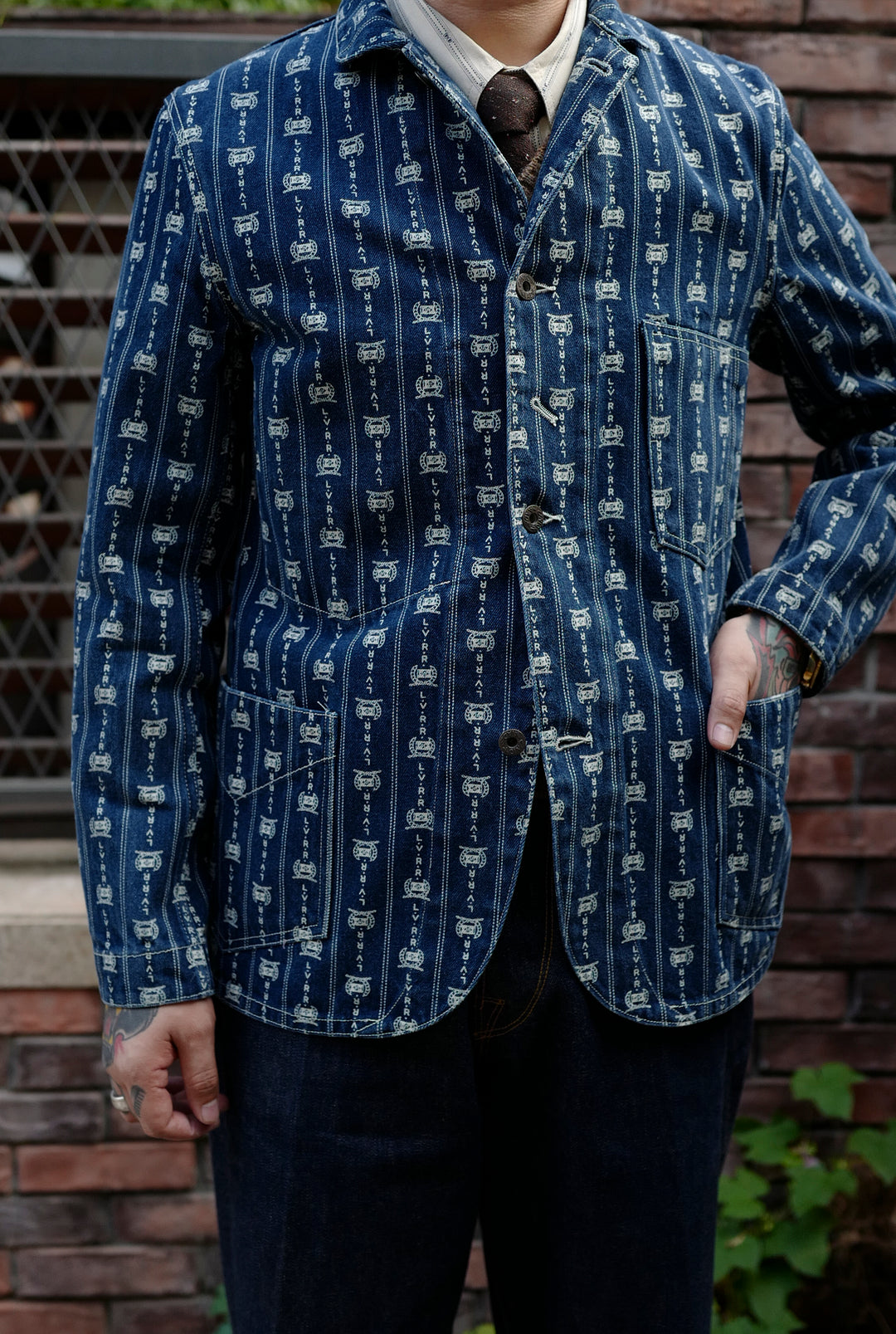 Denim Union Suit Jacket