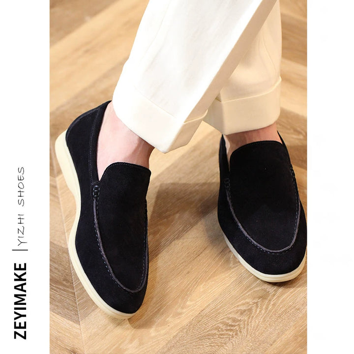 Yizhi Suede Loafers