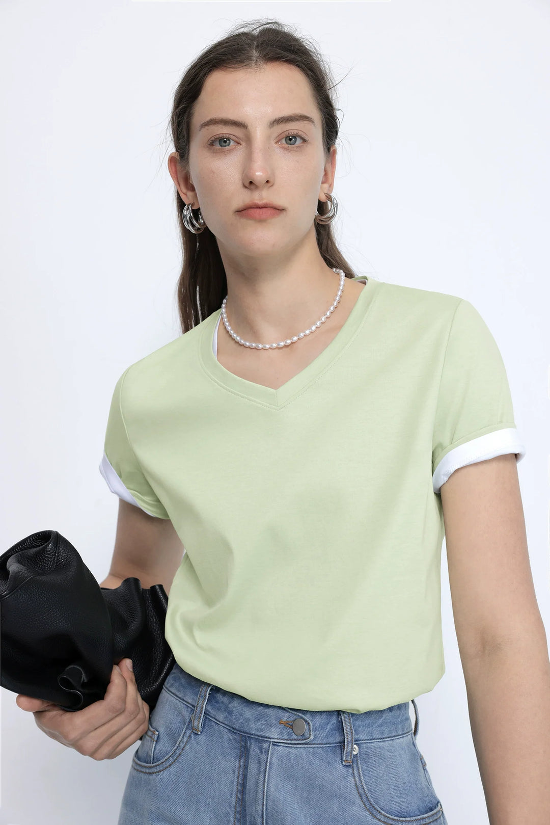 Mulberry Silk Pima Tee