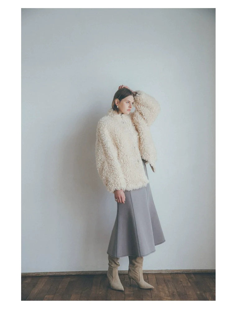 Lamb Plush Reversible Coat