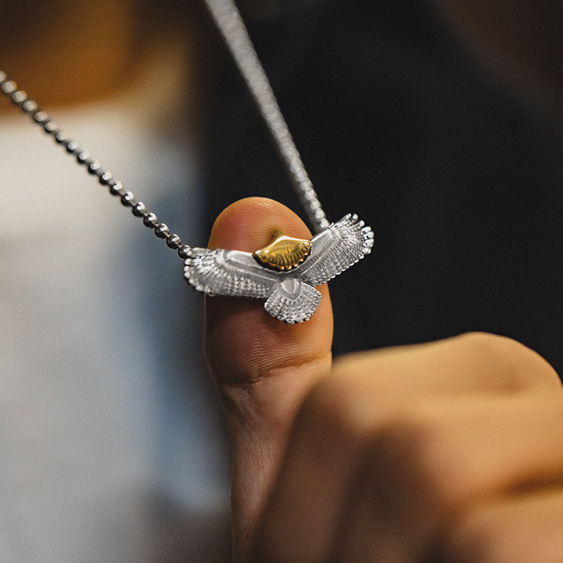 Feather Brass Necklace