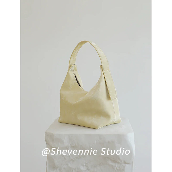 Silk Finish Leather Tote