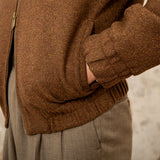 Handsome Tweed Jacket - Retro Style Wool Warmth for Casual Cool