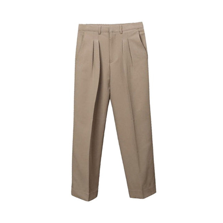 Wide-Leg Casual Trousers