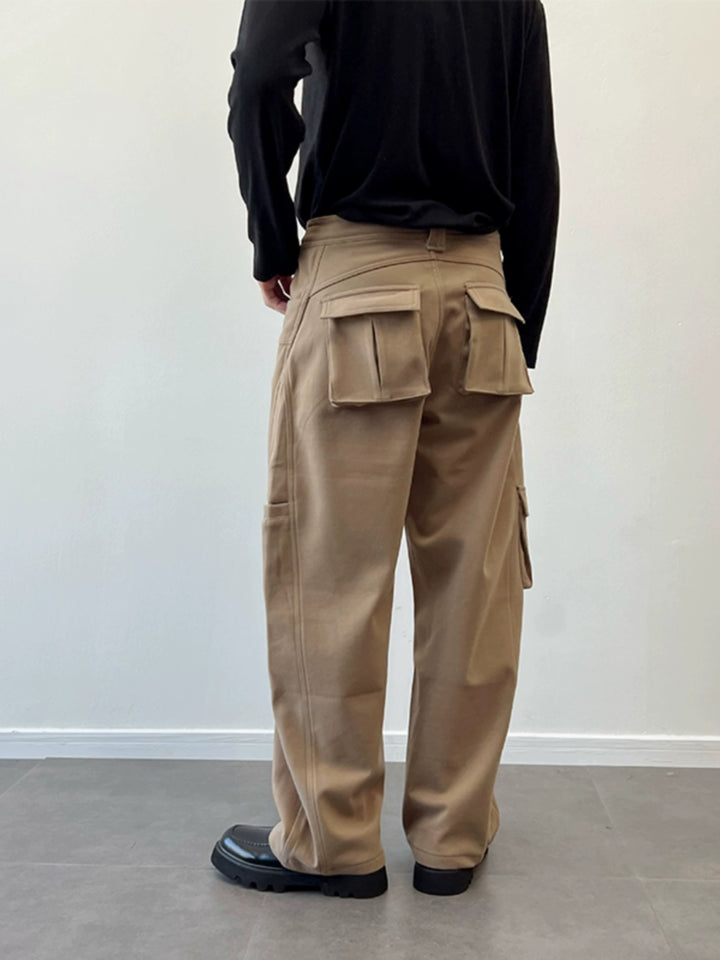 Khaki Woolen Work Trousers