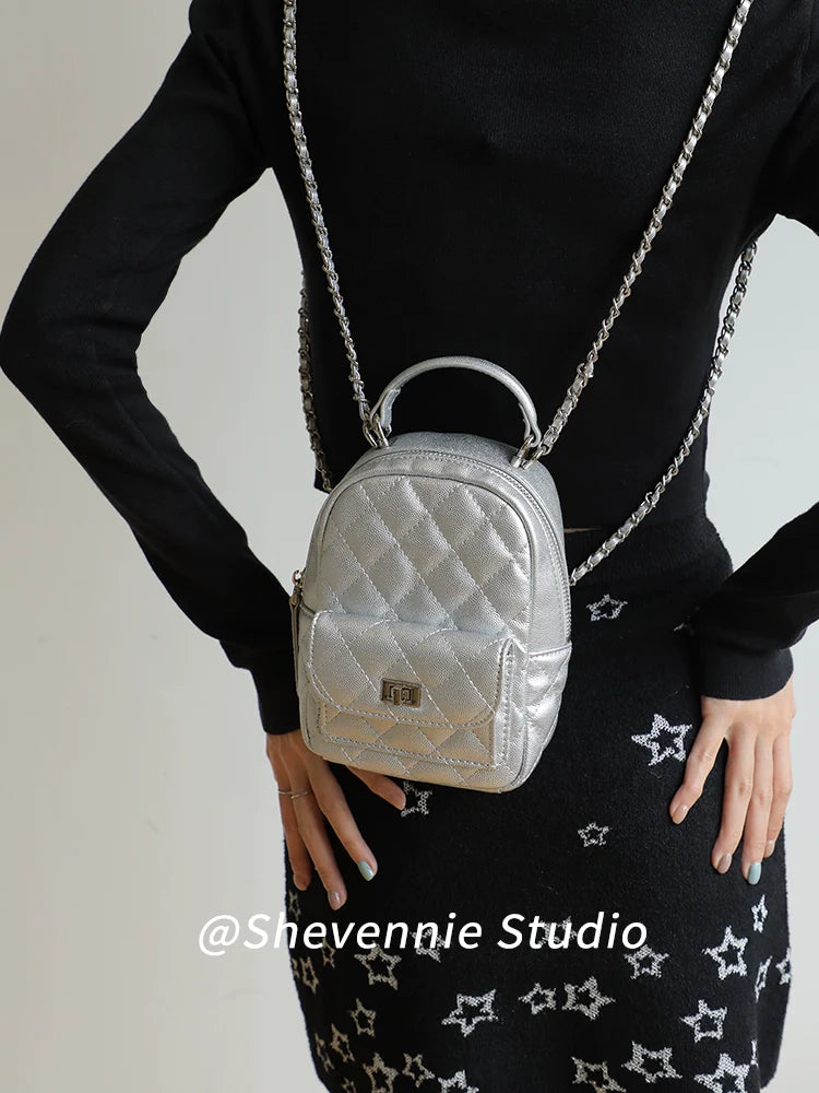 Shevennie Mini Chain Backpack