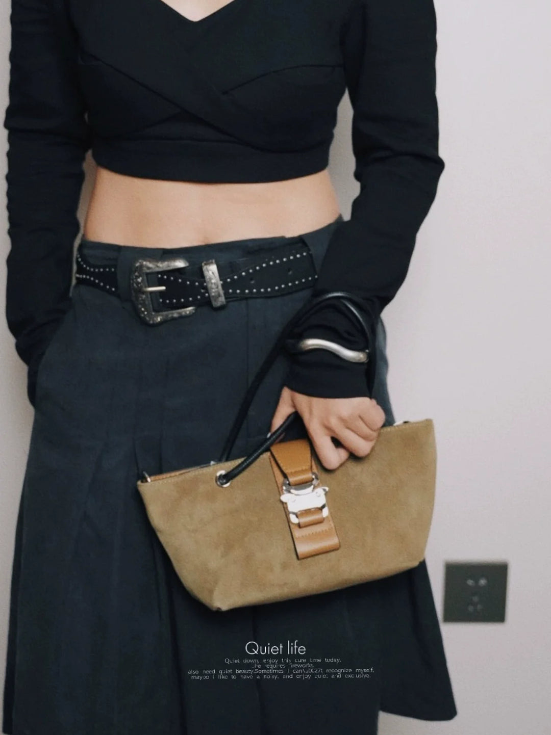 Matte Leather Crossbody