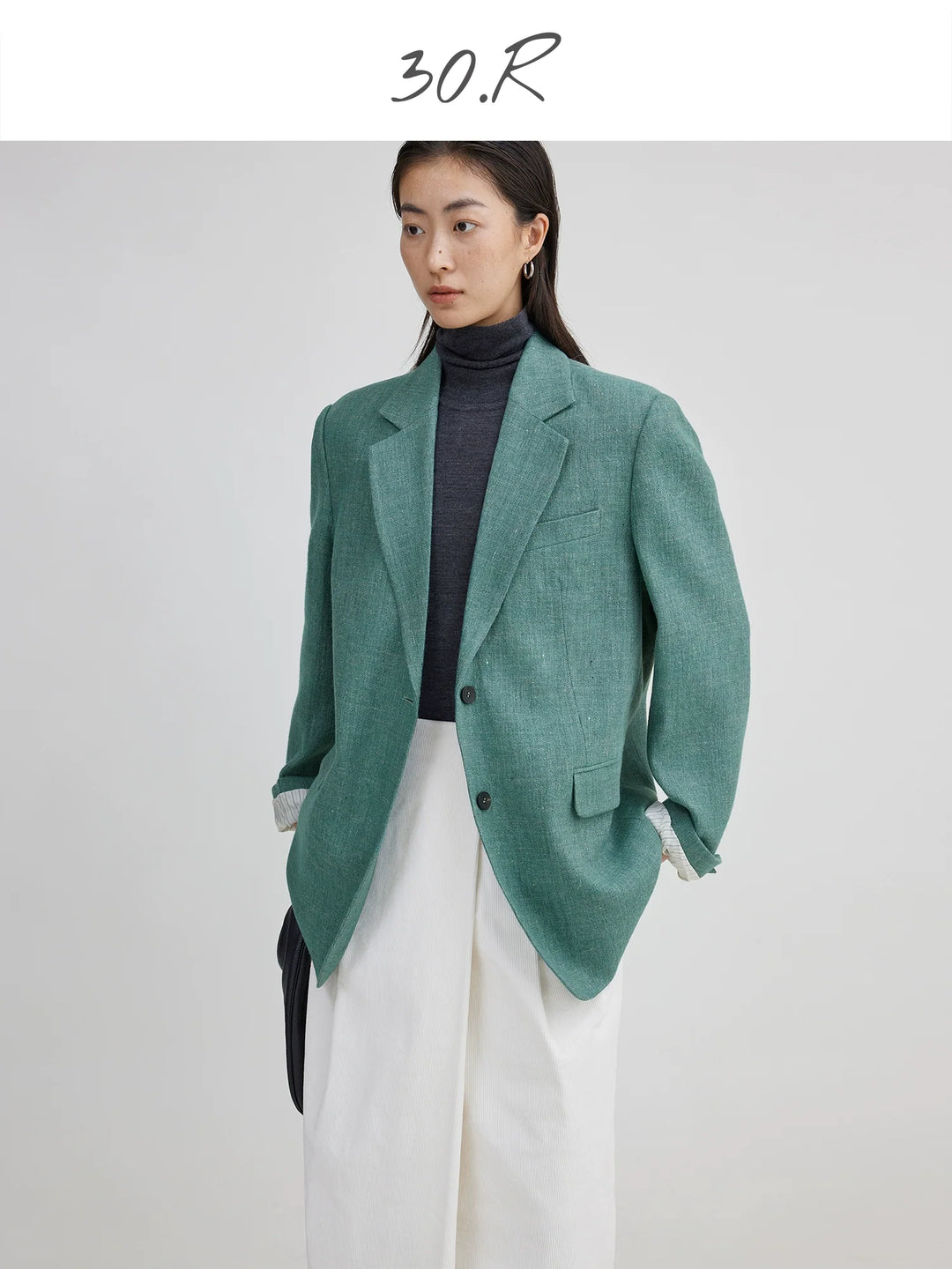 Wool Linen Blazer