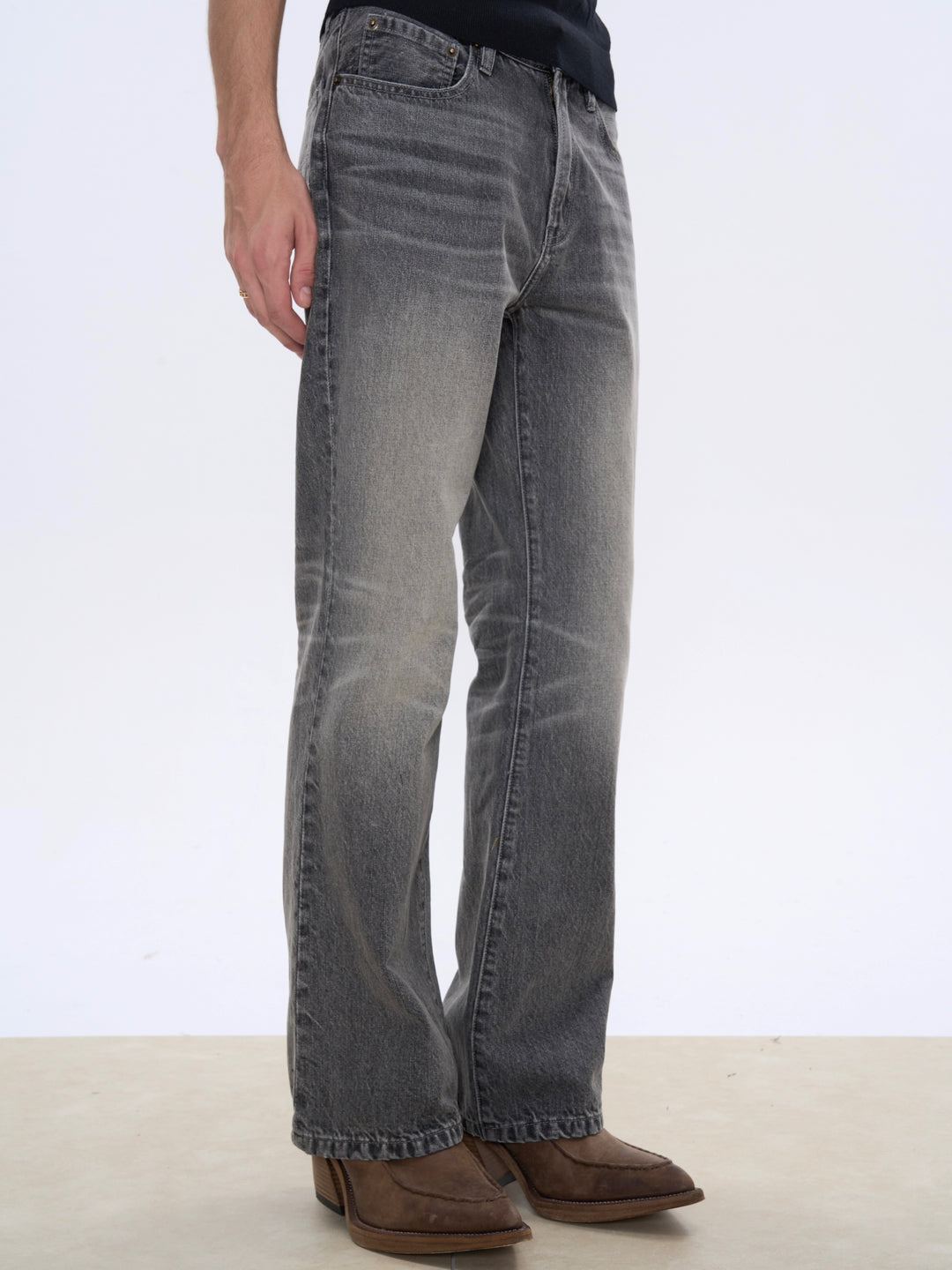 Retro Wash Bootcut Jeans