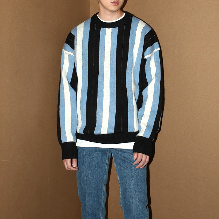 Vertical Striped Pullover