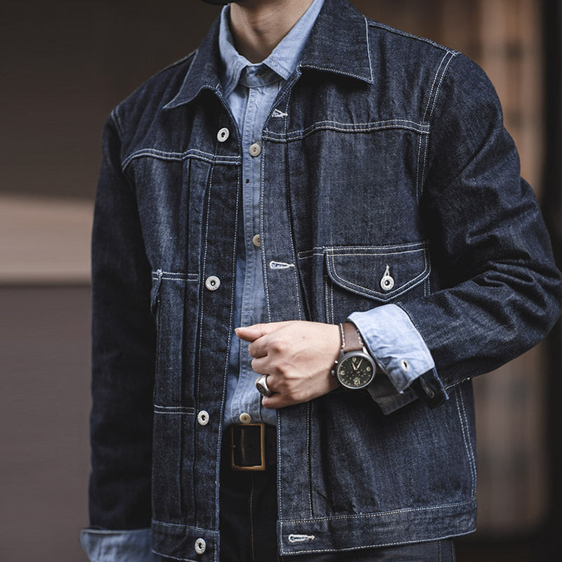 Engraved Denim Jacket