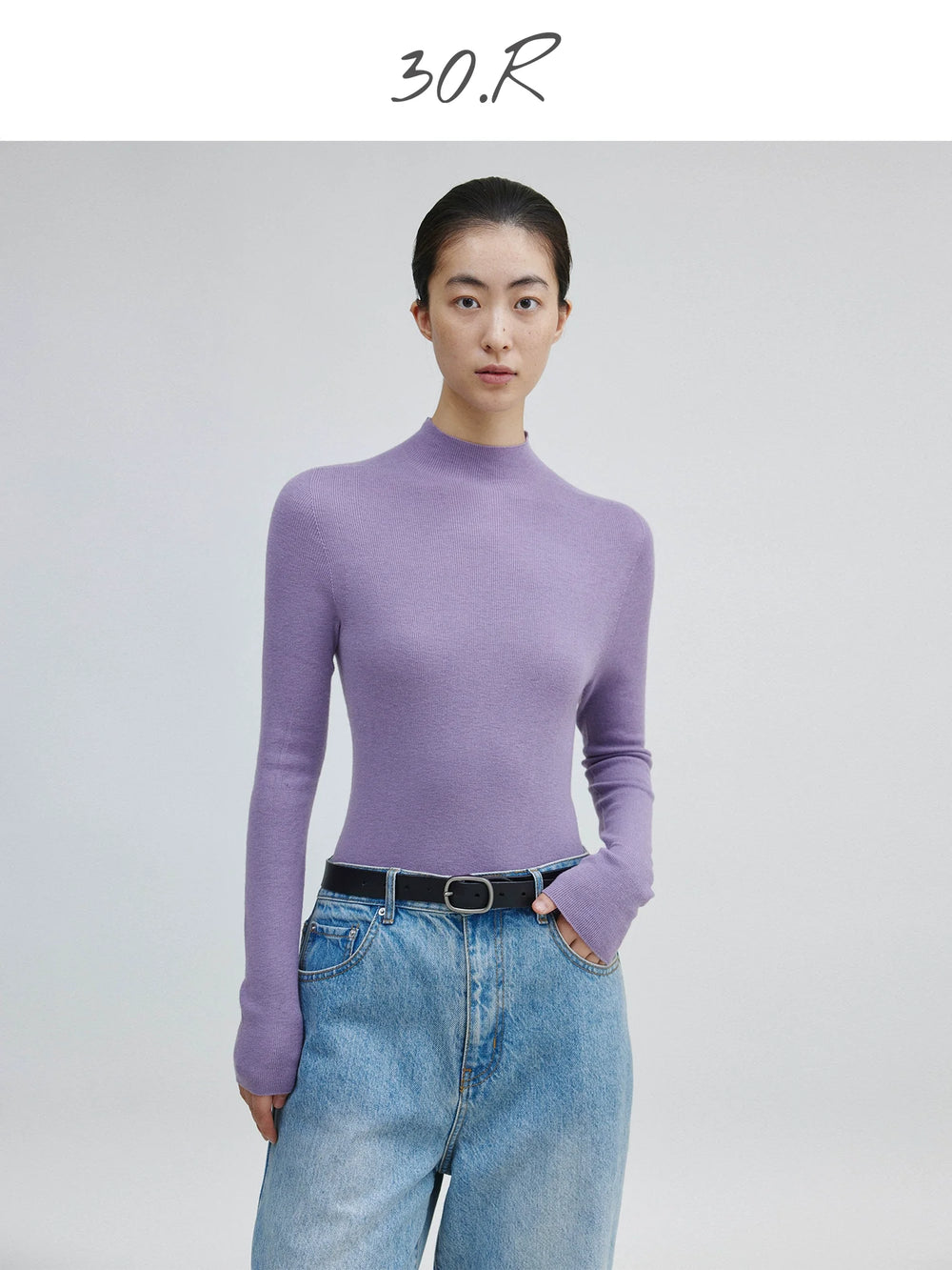 Eminence Half-High Collar Sweater