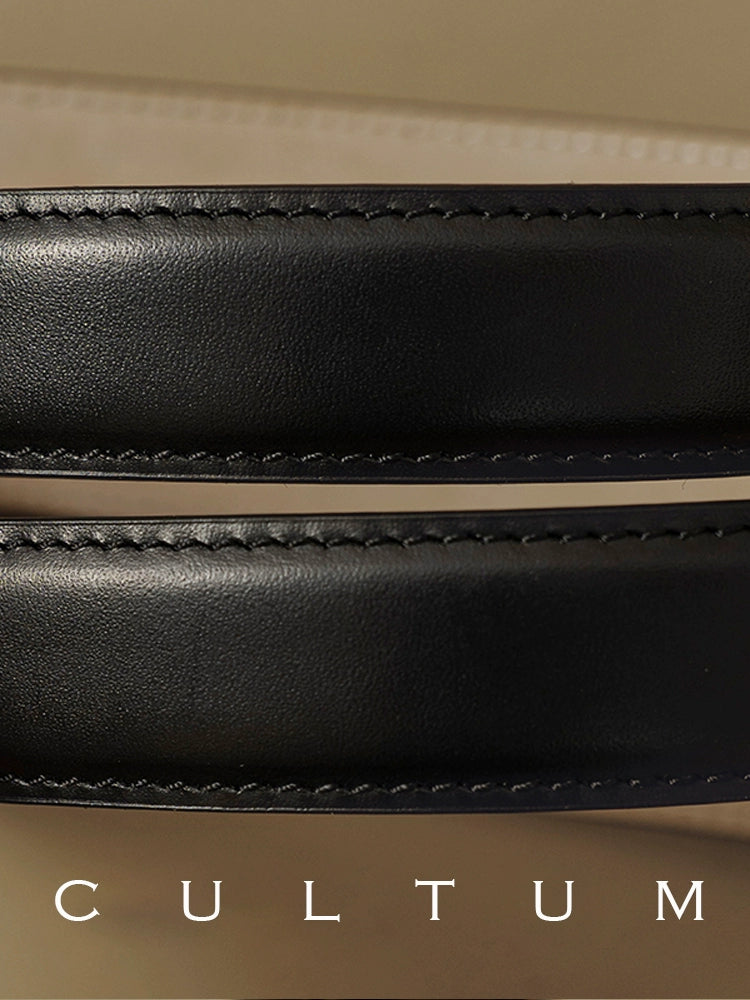 Leather Pin Buckle Belt