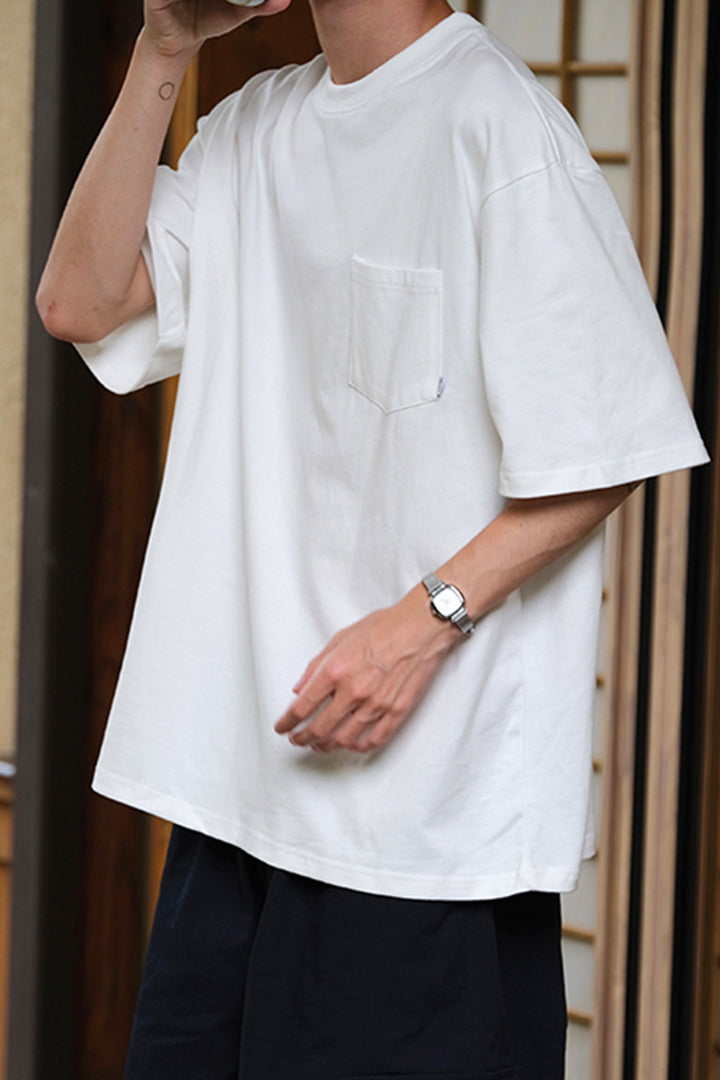 Pocketed Cotton T-Shirt