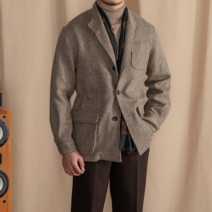 Loose Tweed Jacket