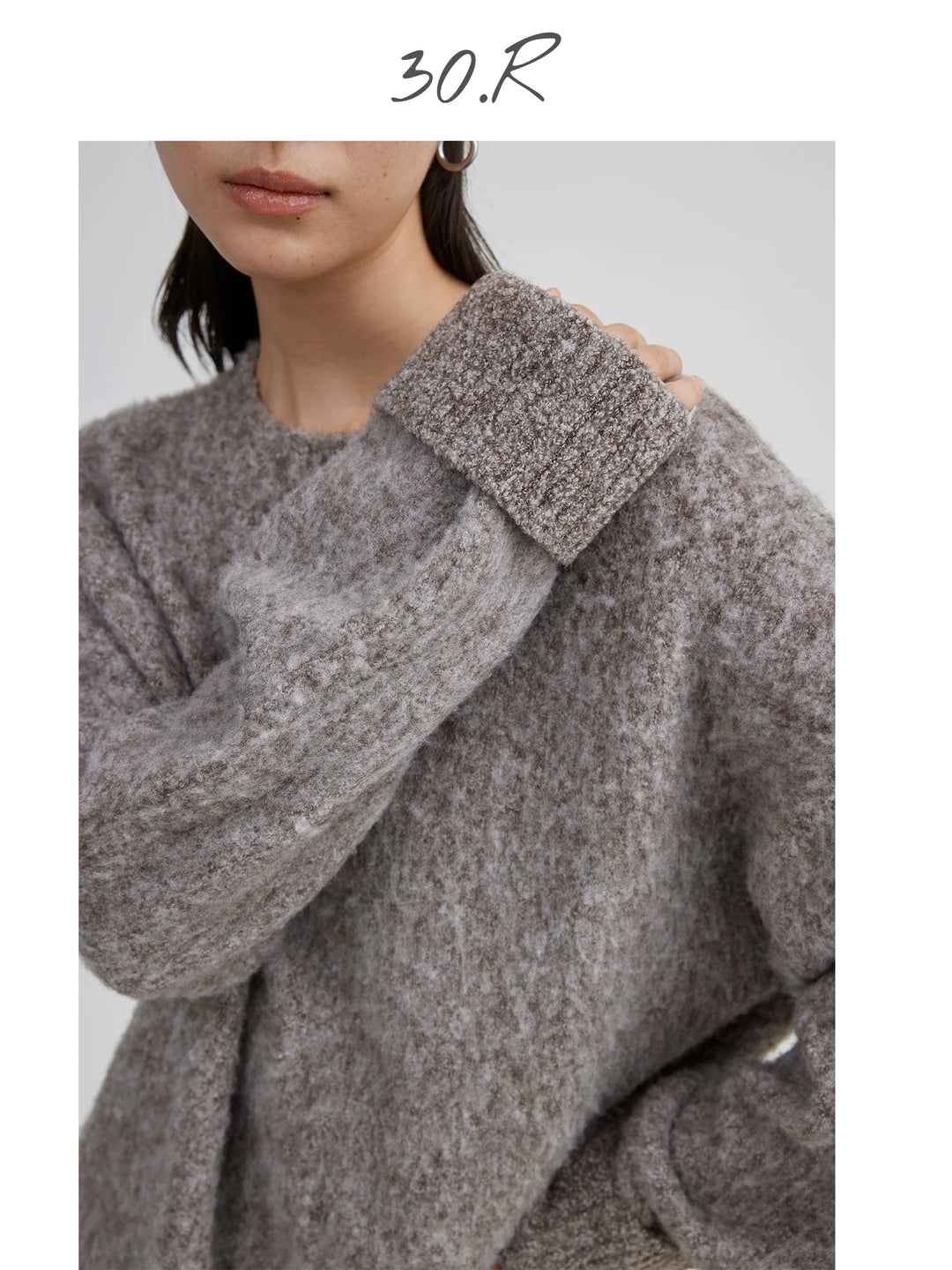 Yak Wool Round Neck Sweater