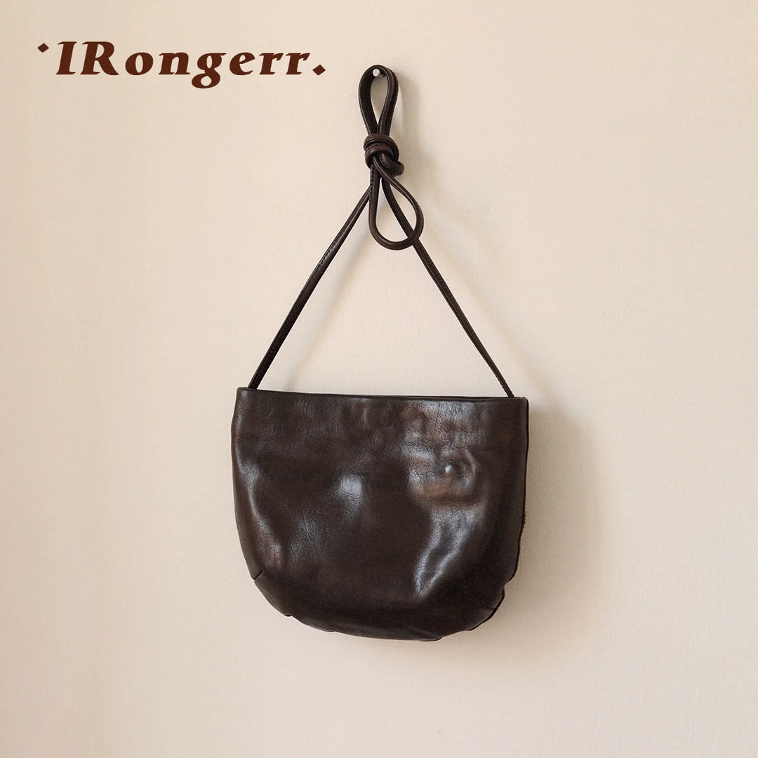 Leather Shell Crossbody