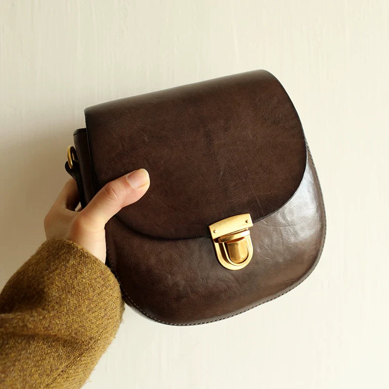 Saddle Leather Shoulder Bag