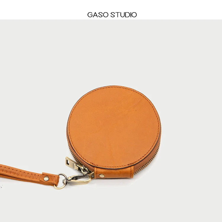 Leather Round Coin Purse