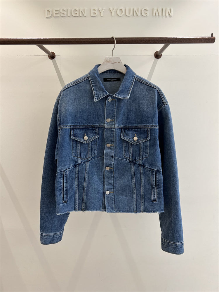 Raw Edge Denim Jacket