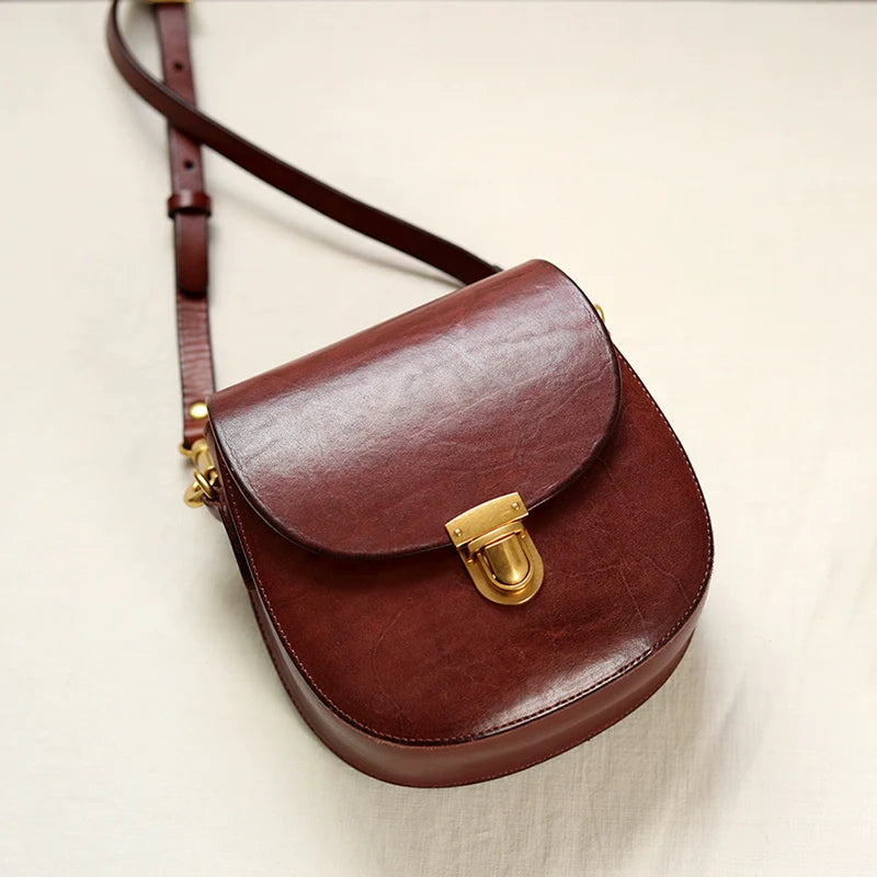 Saddle Leather Shoulder Bag