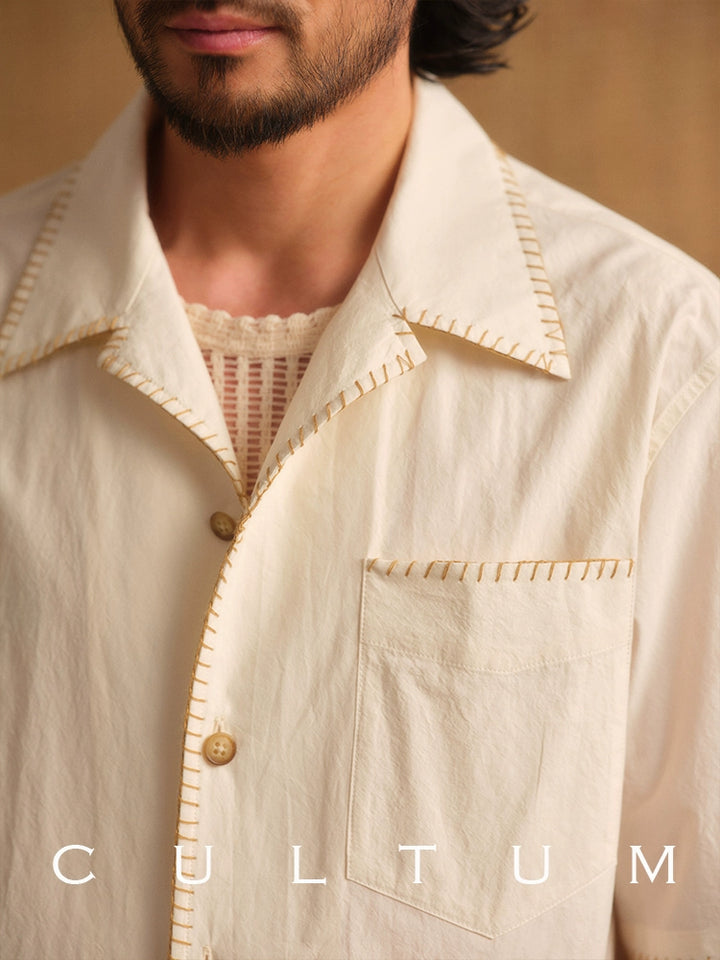 Cotton Quick-Dry Cuban Collar Shirt