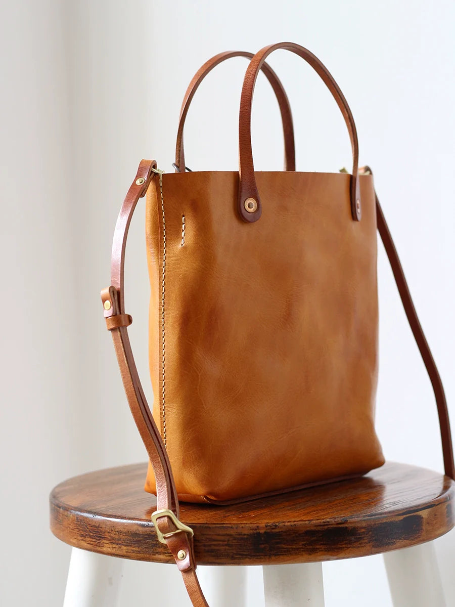 Classic Leather Mini Tote