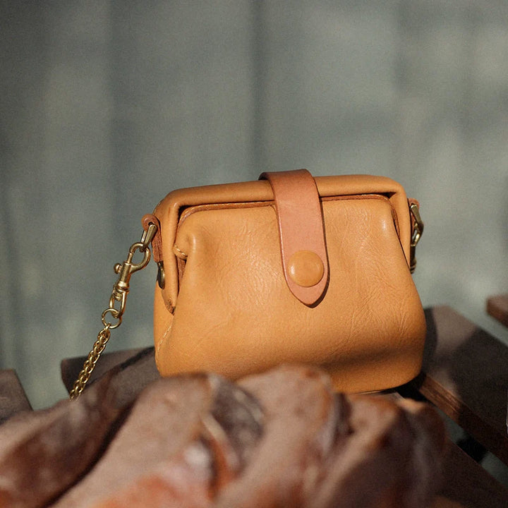 Leather Mini Chain Bag