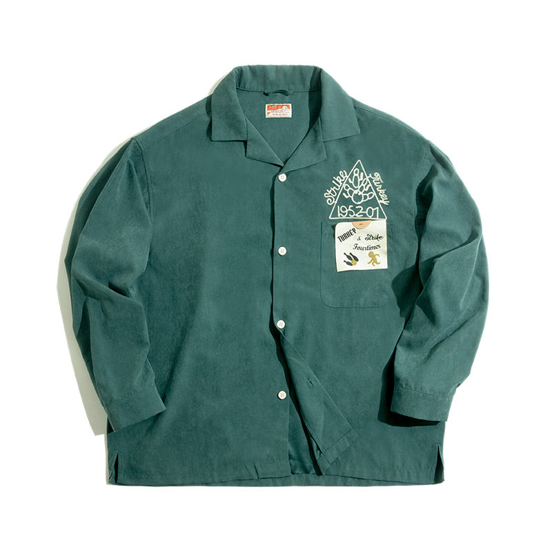 Embroidered Bowling Shirt