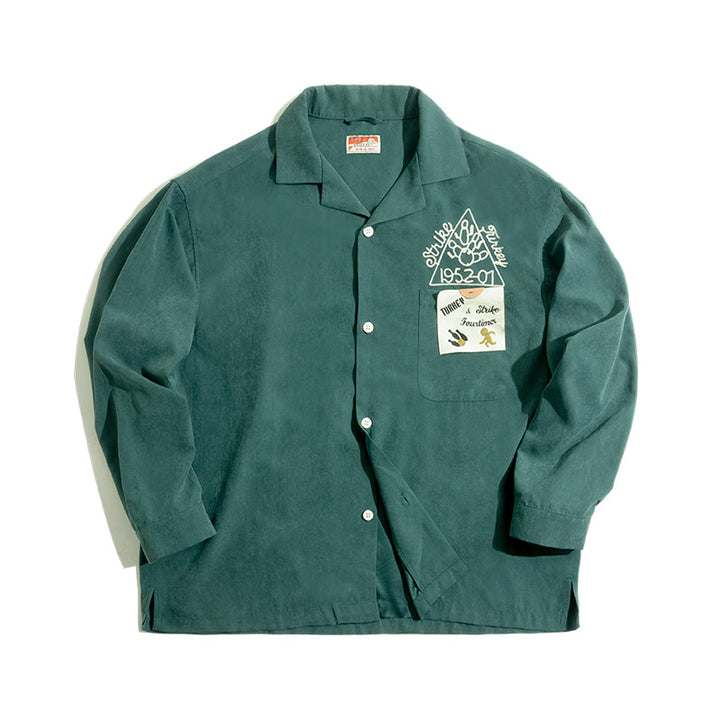 Embroidered Bowling Shirt