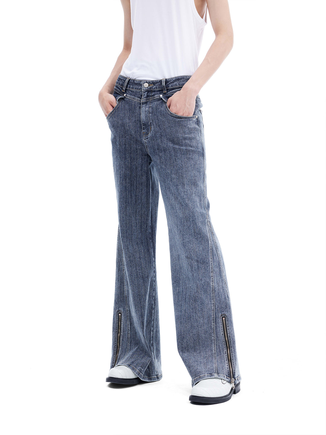 Elastic Belt Pants