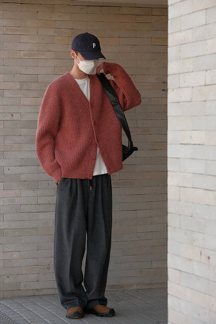 Wool Drawstring Trousers