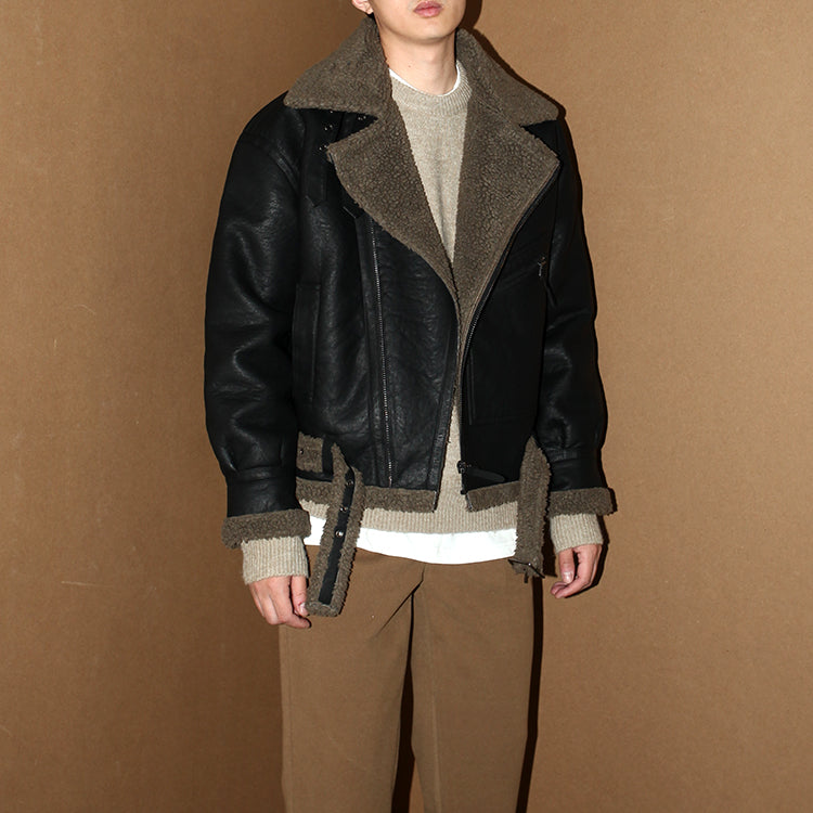 Wool Blend Baseball Jacket