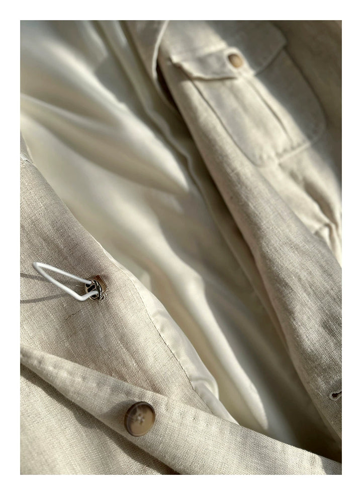 Linen Safari Jacket