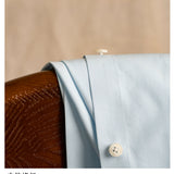 Men's Italian Long Point Collar Long Sleeve Shirt - Cotton Modal Wrinkle-Resistant Casual Shirt