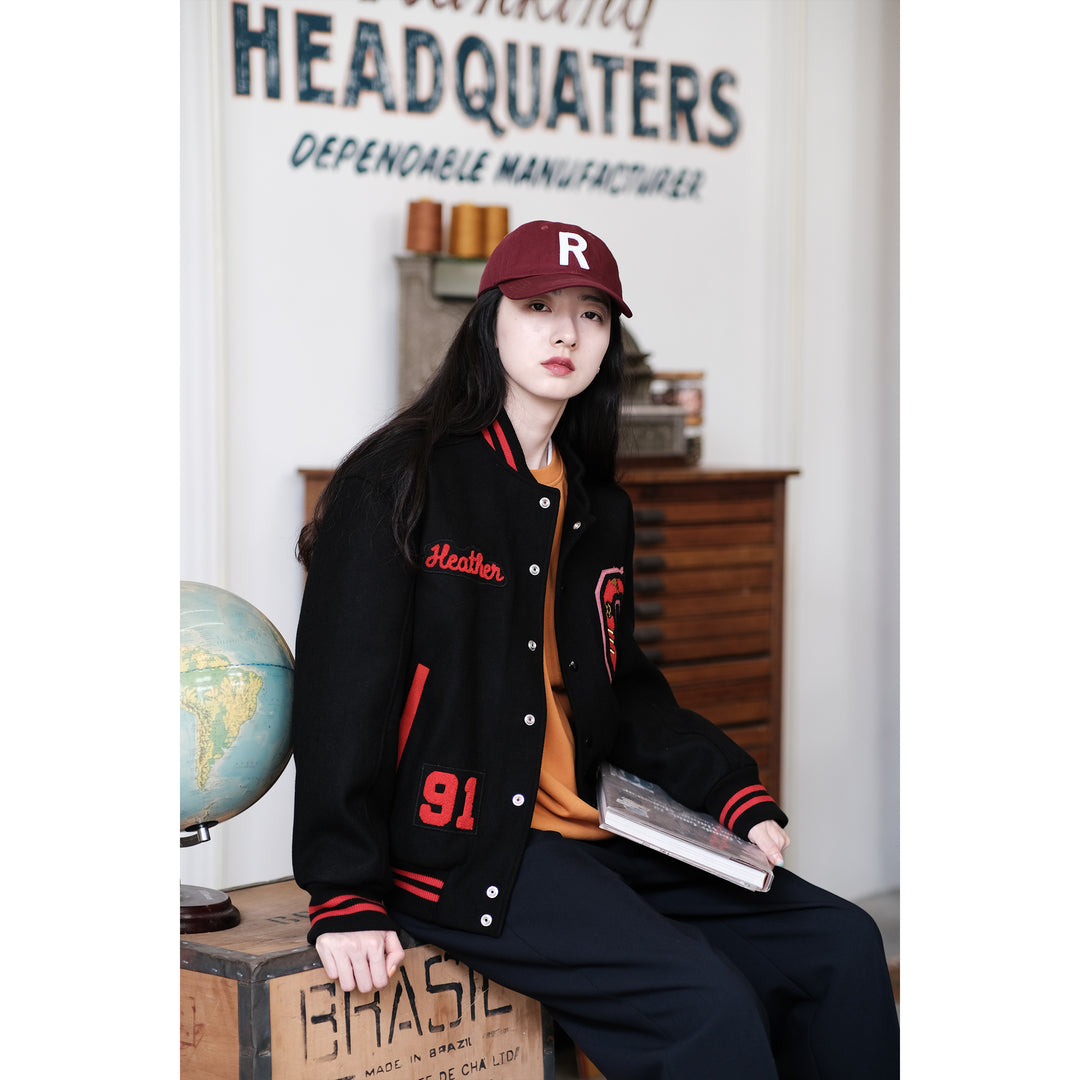 Ivy Wool Baseball Jacket