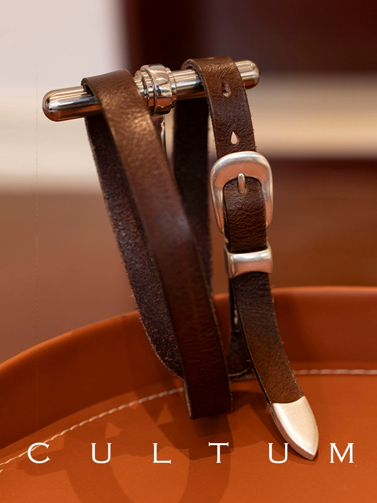 Vintage Leather Casual Belt