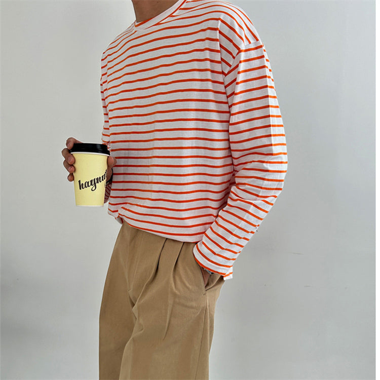 Striped Sunscreen Tee