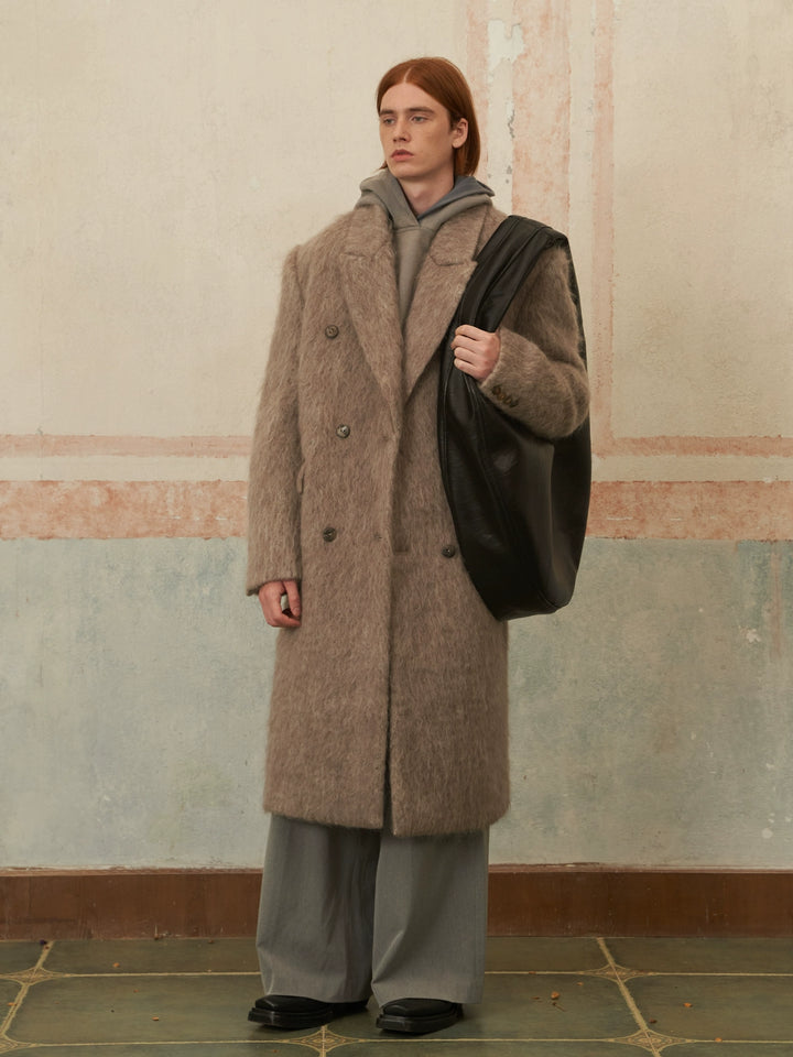 Double-Breasted Wool Coat