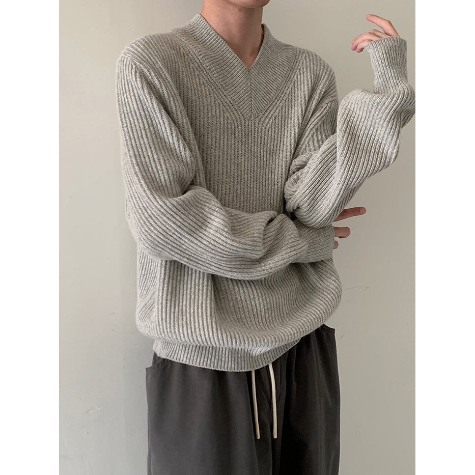 V-Neck Wool Sweater