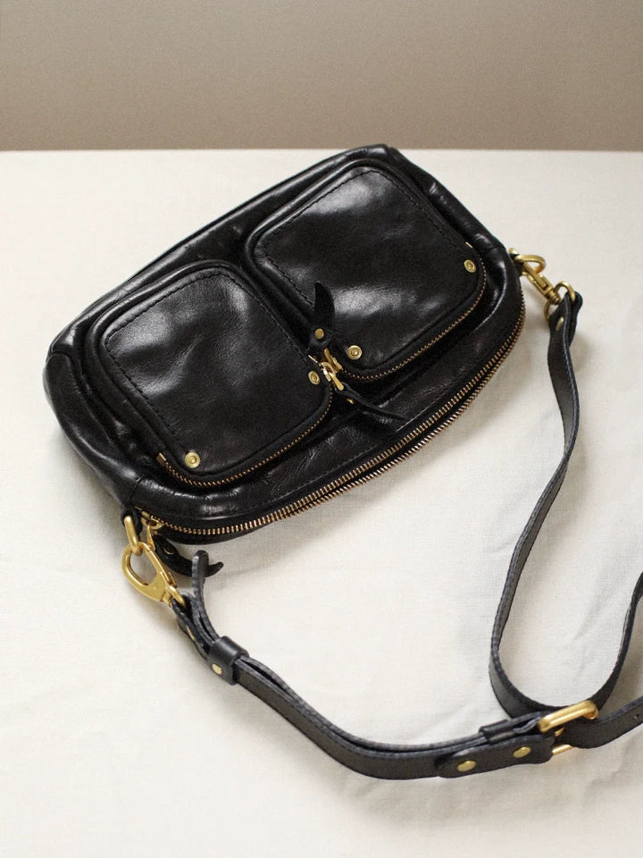 Retro Leather Chest Bag